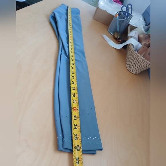 Lululemon Zoned In Tight *27" Color Blue Charcoal Size 4 Style Number: W5BBNS - Picture 9 of 16